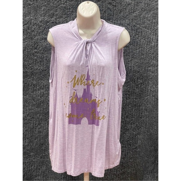EUC Disney Parks Where Dreams Come True Sleeveless Top Size XXLarge - Picture 2 of 8